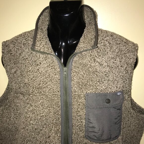 Men's Woolrich Sherpa Fleece Woodland Jacket Vest-Size: XL - Picture 5 of 11